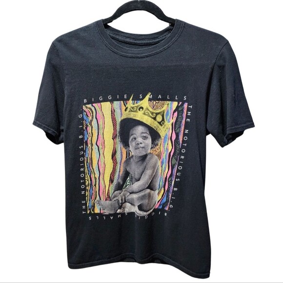 Notorious B.I.G. 100% Cotton Band Tee Graphic Album Cover Design Size S - Picture 1 of 4